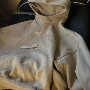 Fear of God Essentials Tan Turtleneck Sweater